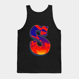 Letter S - Night Sky Tank Top